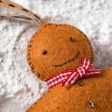 Gingerbread Man Wool Mix Felt Craft Kit (Corinne Lapierre)