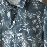 Nani IRO Lokomaikai Organic Double Gauze — Dark Blue