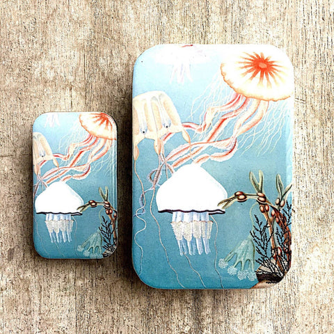 Jelly Fish Storage Tin Large