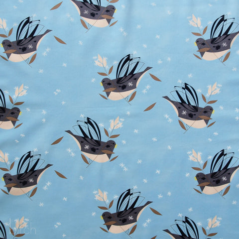 Charley Harper Dandelion Flight Poplin