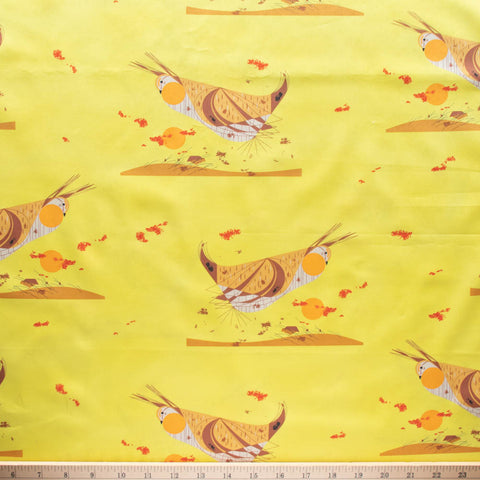 Charley Harper Heath Hen Poplin