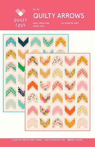 Quilty Arrows Quilt Pattern (Quilty Love Studio)