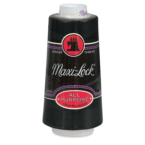 Maxi-Lock Polyester Serger 50wt 3000yds Black