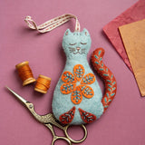 Folk Cat Wool Mix Felt Craft Kit (Corinne Lapierre)