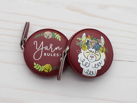 Alpaca Yarn Rules Measuring Tape (Fox & Pine)