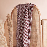 Vichy Off-White Gingham — Rust