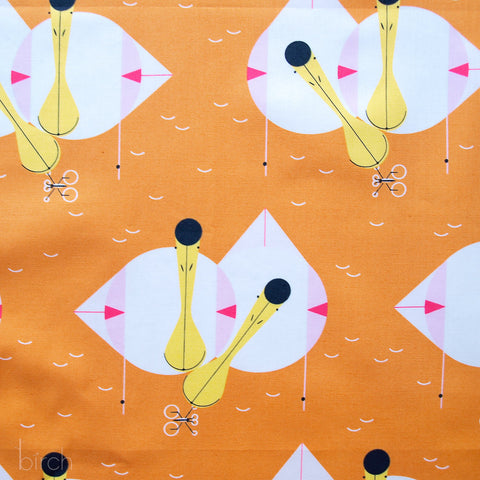 Charley Harper Spoonbills Poplin