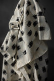 Snowcap Ikat Indian Cotton