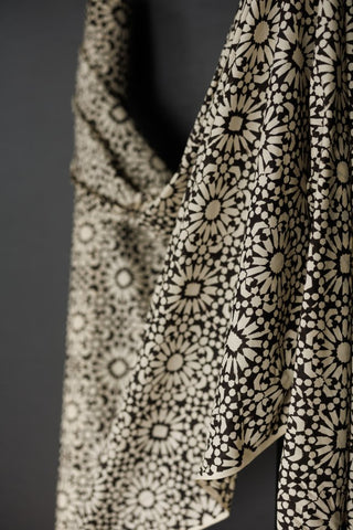 Papercut Black Indian Block Print Cotton