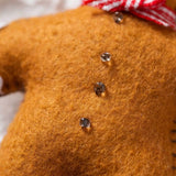 Gingerbread Man Wool Mix Felt Craft Kit (Corinne Lapierre)