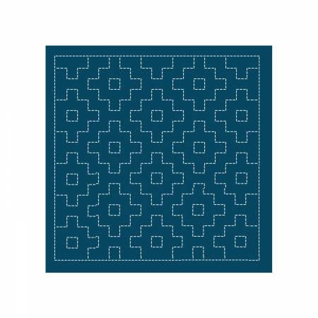 Sashiko Sampler SC-H2039 Kaki No Hana Navy – Evanston Stitchworks