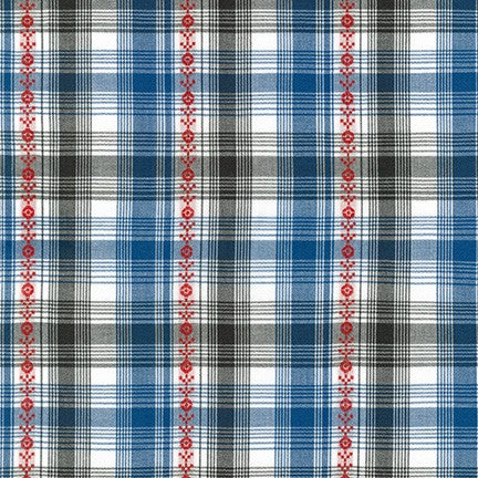 Ponderosa Plaid Shirting Blue