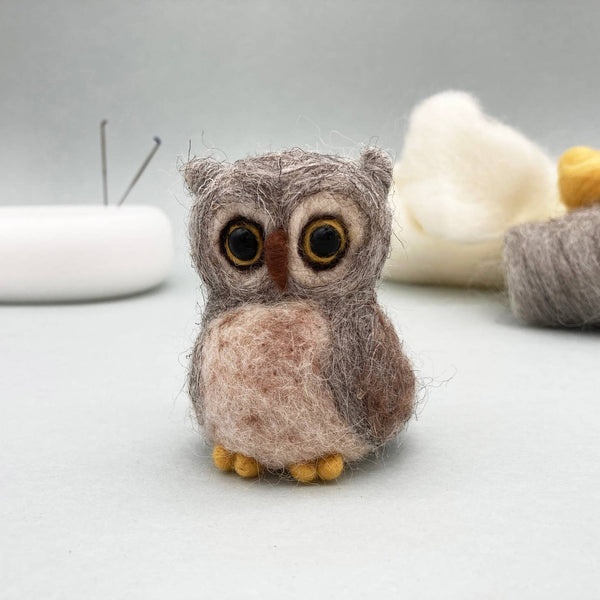 Owls Needle Felting Kit for Beginners, Needle Felting Kits Animals