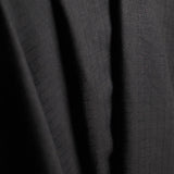 Little Tile linen/rayon — Deep Charcoal