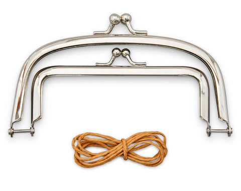 Silver Double Clasp 5 ⅛" X 2 ¼"