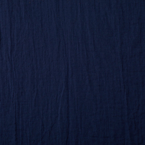 Nuno to Mono Triple-Washed Double Gauze — Navy