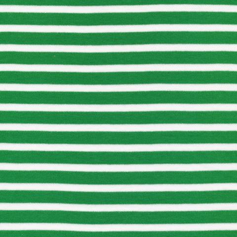 Colorful Stripes Green Organic Knit