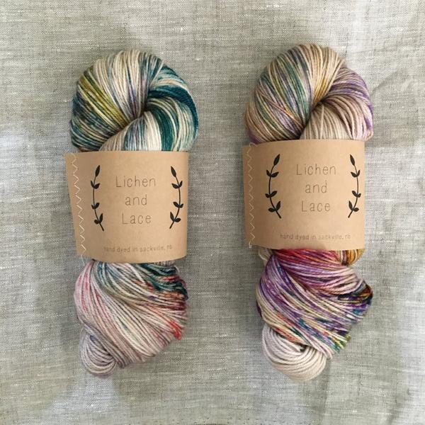 80/20 Sock Lichen and Lace – Evanston Stitchworks