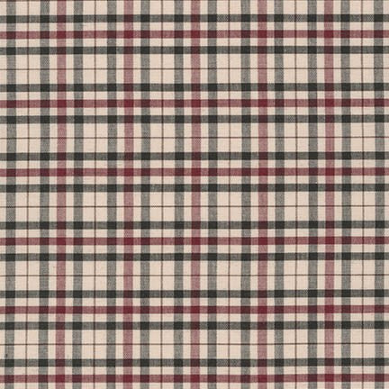 Classic Plaid Shirting Tan/Red