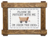 Please Be Patient With Me Cross Stitch Kit (Subversive Cross Stitch)