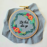 Rose Wreath Embroidery Kit (Jessica Long Embroidery)