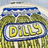 Pickles Embroidery Kit (Hook, Line & Tinker)
