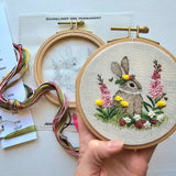 Jessica Long Embroidery Berry Patch Bunny Kit