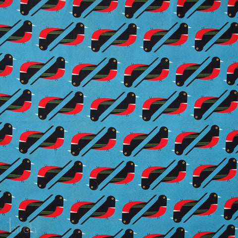 Charley Harper Red Breasted Meadowlark Poplin