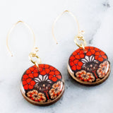 Art Nouveau Floral Earrings (No Man's Land)