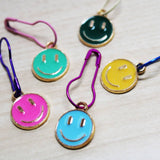 Anna B. Smiley Stitch Markers