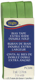 Bias Tape Extra Wide Double Fold .5" (Wrights)