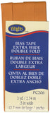Bias Tape Extra Wide Double Fold .5" (Wrights)