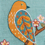Birds & Blossoms Printed Linen Embroidery Kit