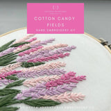 Cotton Candy Fields Embroidery Kit (And Other Adventures Embroidery Co.)