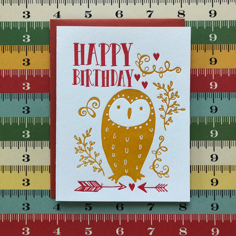 Happy Birthday Owl (Lucky Bee Press)