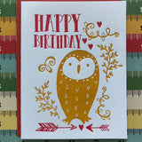 Happy Birthday Owl (Lucky Bee Press)