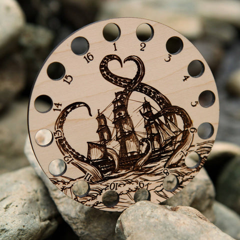 Kraken Embroidery Floss Organizer (Sunrise Grove)