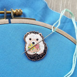 Hedgehog Needle Minder (Jessica Long Embroidery)