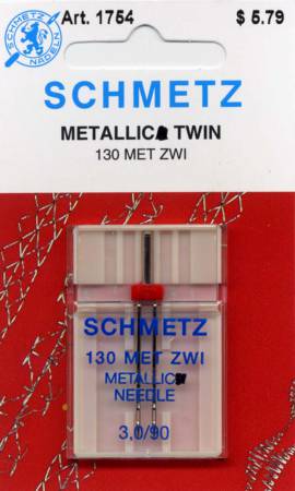 Schmetz 1754 Metallica Twin Machine Needle Size 3.0/90