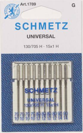 Schmetz Universal 10-Pack Sizes 10 - 14