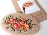 Junebug and Darlin Rosy Chaos Cross Stitch Kit