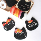 Mini Black Cats Needle Felting Kit (Sheep Creek Studio)