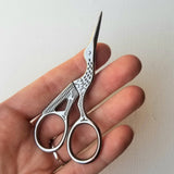 Stork Embroidery Scissors (Jessica Long Embroidery)