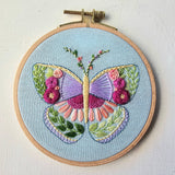 Beginner Butterfly Sampler Embroidery Kit (Jessica Long Embroidery)