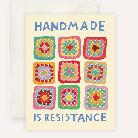 Handmade is Resistance Card (Persika Design Co.)
