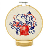 Octopus Knitting Embroidery Kit (Hook, Line & Tinker)