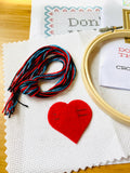 F*ck Ornaments Cross Stitch Kit (Subversive Cross Stitch)