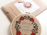Wild and Free Cross Stitch Kit (Junebug and Darlin)