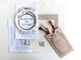 Radical Feminist Cross Stitch Kit (Junebug and Darlin)