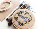 Spring Bird Cross Stitch Kit (Junebug and Darlin)